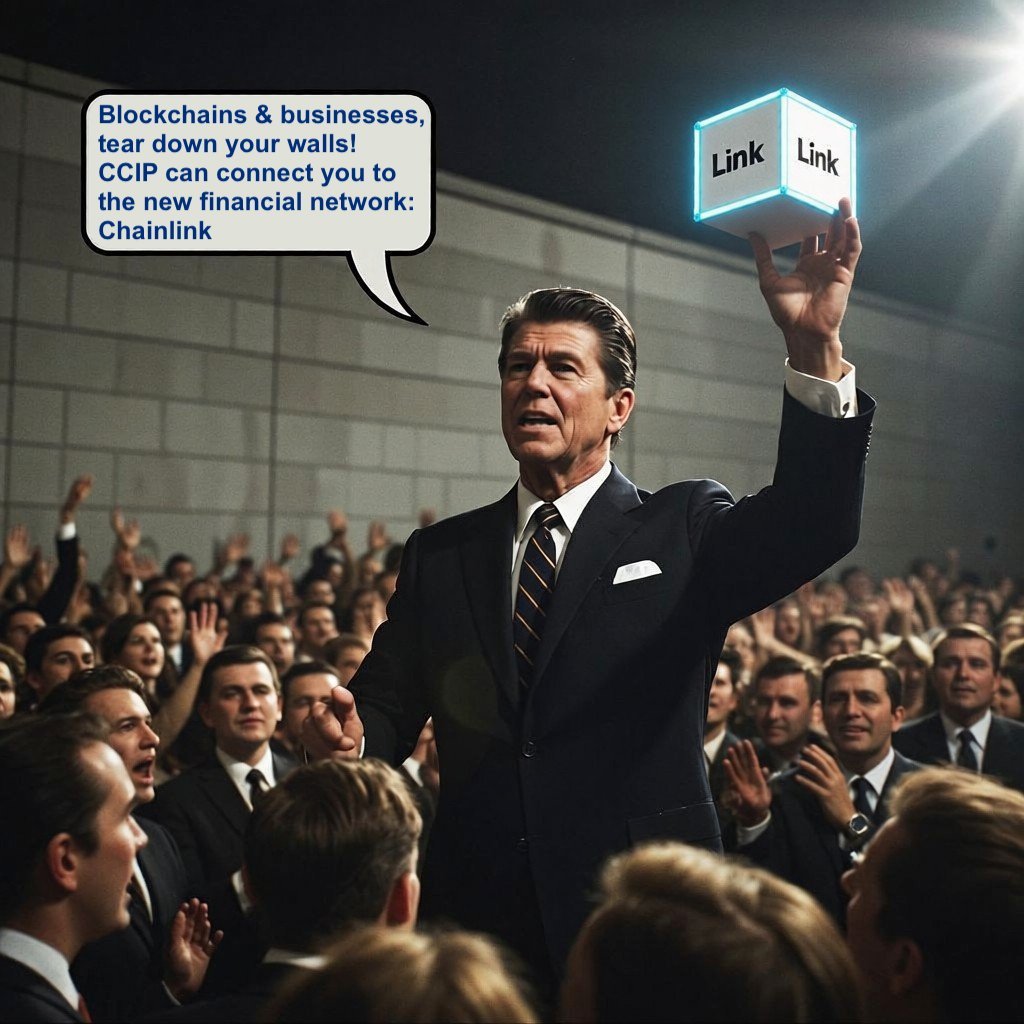 Paesan5's tweet photo. @chainlink Blockchains &amp; businesses, tear down your walls!
CCIP can connect you to the new financial network: Chainlink

#Chainlink #CRE #CCIP #SWIFT #DTCC #ETH #SOL #BNB� #POR #NAV #4Ir #ACE #DataStreams https://t.co/CJPLG3RgaQ