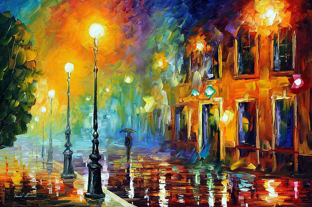 afremovartcom's tweet photo. MISTY CITY - PALETTE KNIFE Oil Painting On Canvas By Leonid Afremov https://t.co/BOCX9lM02G https://t.co/FvFQUPMVgY