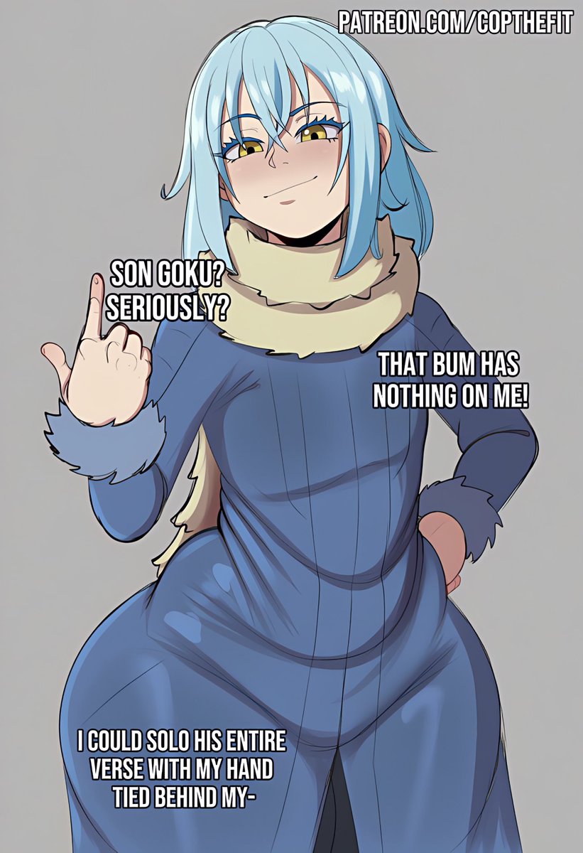 CopTheFitSFWV6's tweet photo. Rimuru Tempest Tires To Act Like He Isn’t A Base Goku Victim 💢 - SFW

Full Comic In The Comments! https://t.co/3zdi4FrZrn
