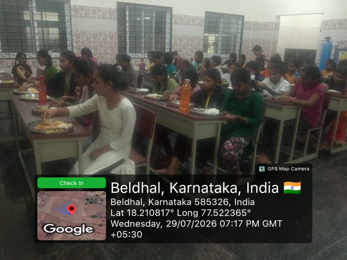Dbrars_St_822's tweet photo. NIGHT DINNER AT DBRARS SCHOOL ST-822 CHINTAKI TQ AURAD DIST BIDAR https://t.co/vCFdJacp07
