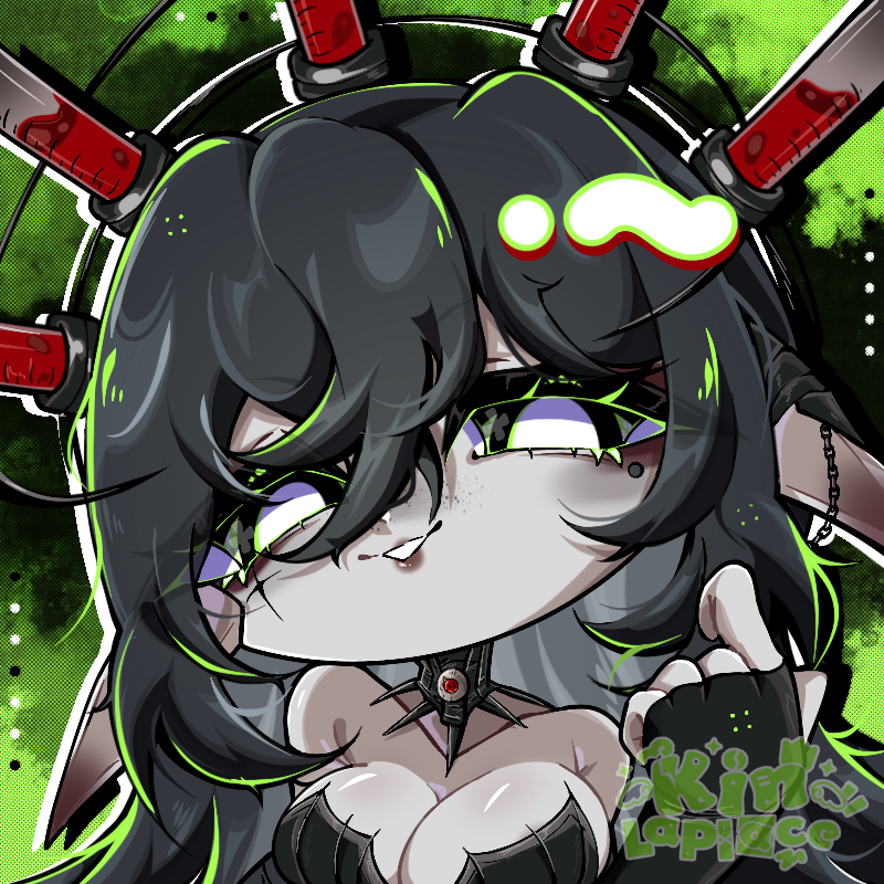 KinLaplace's tweet photo. 👑[CMM] - Layna-chan💉🩸

Commissioned by: @ShylilyVirus  (♡´▽`♡)♡♡♡

#laynalazart  | @LaynaLazar https://t.co/DTie9PpQLK