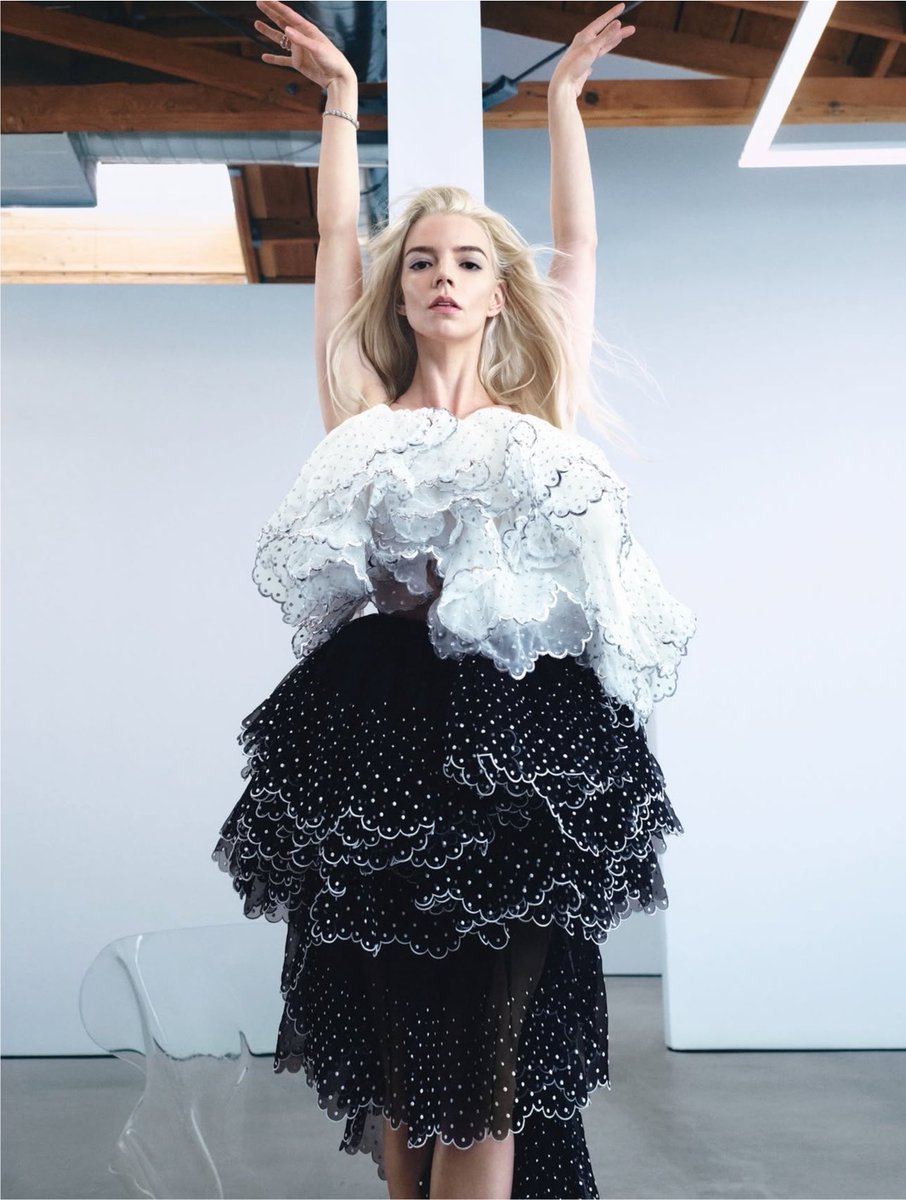 Anya Taylor Joy in Dior FW26 ready-to-wear for Elle UK !