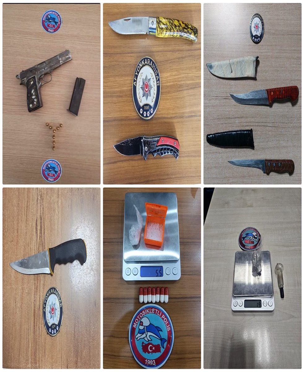 afyonemniyet's tweet photo. 20-27  Temmuz 2026 tarihleri arasında İlimiz genelinde aranması olan şahıslara yönelik olarak yapılan yakalama çalışmalarında, Hıdırlık mesire alanında, şok uygulamalarda, yol kontrollerinde, Erenler bölgesinde ve kız öğrenci yurtları çevresinde yapılan denetimlerde👇 https://t.co/RgkzEW4VTi