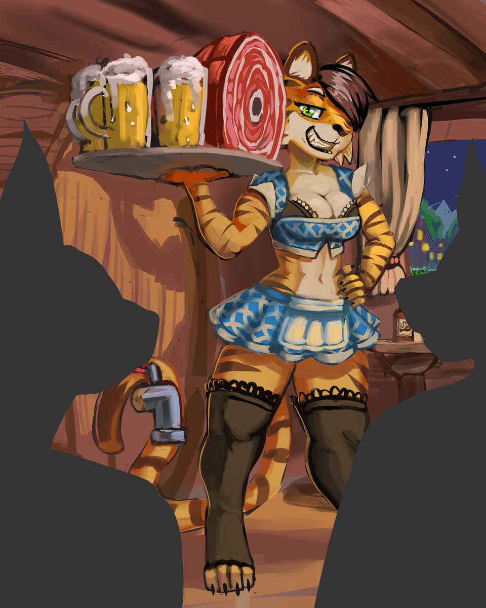 lexx2dot0's tweet photo. "Your order is ready!" #furry #digital https://t.co/5nl3ezyJGS
