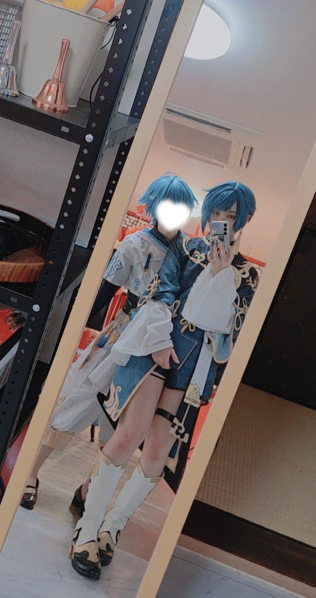 naoi_cos's tweet photo. そくほ！
サンドローネリベンジと衣装交換で行秋やってきました🫶

#なおいこす https://t.co/EeASOq9DyW