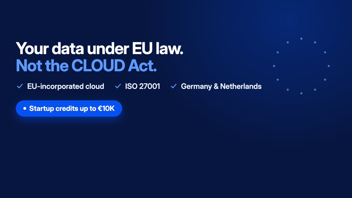 hostman_com's tweet photo. Running on AWS, GCP or Azure? You're paying for compute markup, egress on every GB out, and support tiers you don't use. Hostman runs the same workloads at 60% less, in EU data centers, GDPR by design. Startup program: up to €10K in credits.