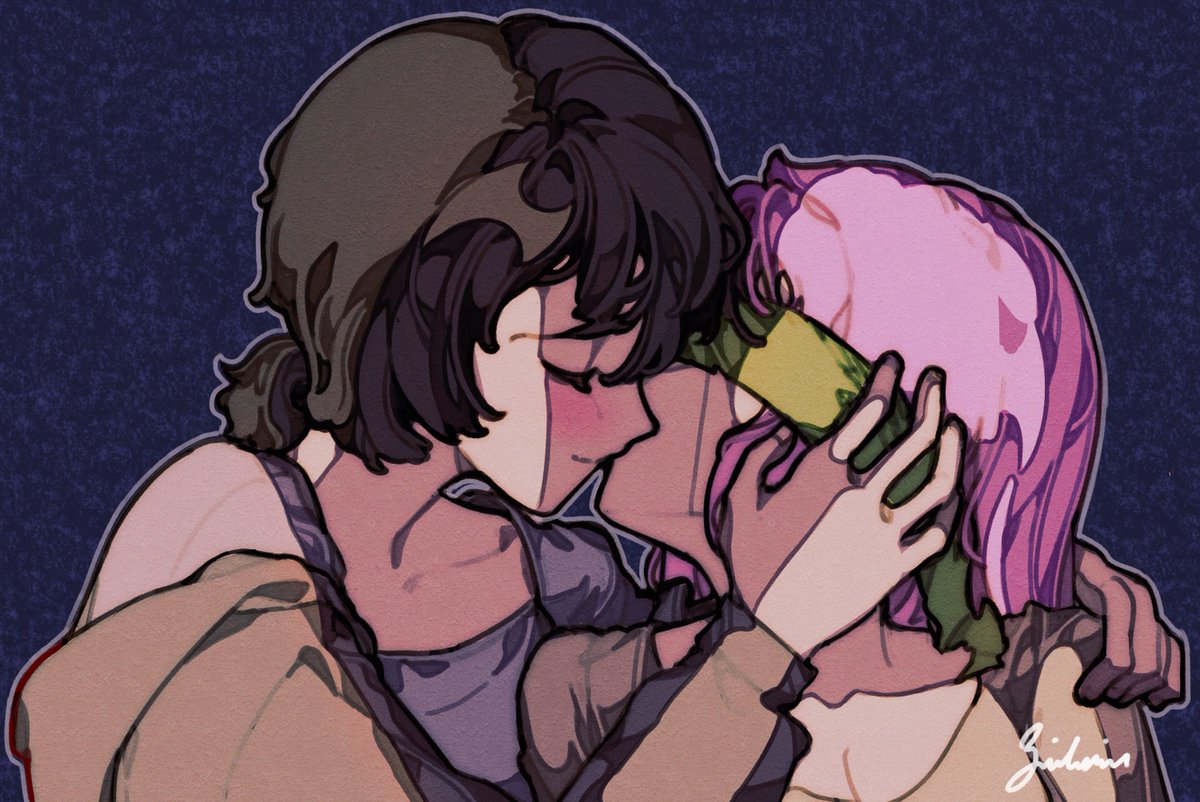 zielfaruwin's tweet photo. Life so fucked I had to draw yuri 
#mizisua AAAAAAH https://t.co/PZMxdfcqVm