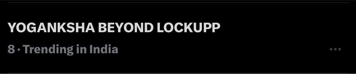 yogankshaOFC's tweet photo. It’s Trending keep trending 

Keep tweeting and Retweeting 

YOGANKSHA BEYOND LOCKUPP https://t.co/Y3F0UqWvha