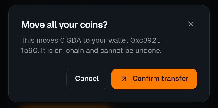 Darlingtonsun11's tweet photo. @Flexycoll6 This is Wat I keep getting 0 SDA and I connected mah wallet and all d coin I invested in dex I can't find any of DM https://t.co/uwDaYZ8CnS