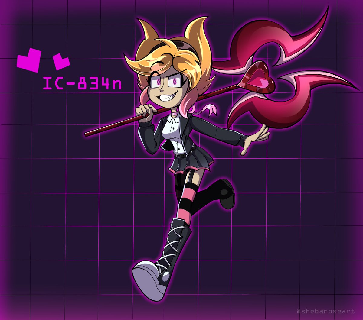 ShebaRoseArt's tweet photo. Attack for @Corpsicle_1 of their OC, Bean!
#artfight2026 #internecioncube #internecioncubeoc #fanart #liamvickersanimation https://t.co/mQcO02E4PH