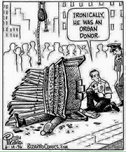 CAEDALPE's tweet photo. #Comics #Bizarro #OrganDonor🚑 https://t.co/XVXh3IHOyN