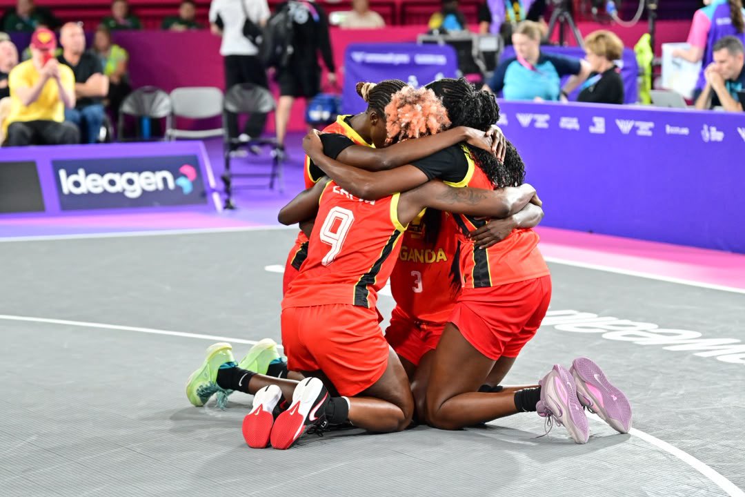 OgwangOgwang's tweet photo. Congratulations to the @GazellesUG 3x3 basketball team for advancing to the final at the 2026 Commonwealth Games in Glasgow after a 21 - 9 dominant playoff win against New Zealand. 
Congratulations to our girls, let us bring the GOLD home. 
#Glasgow2026 https://t.co/rCq2A6CQ4F