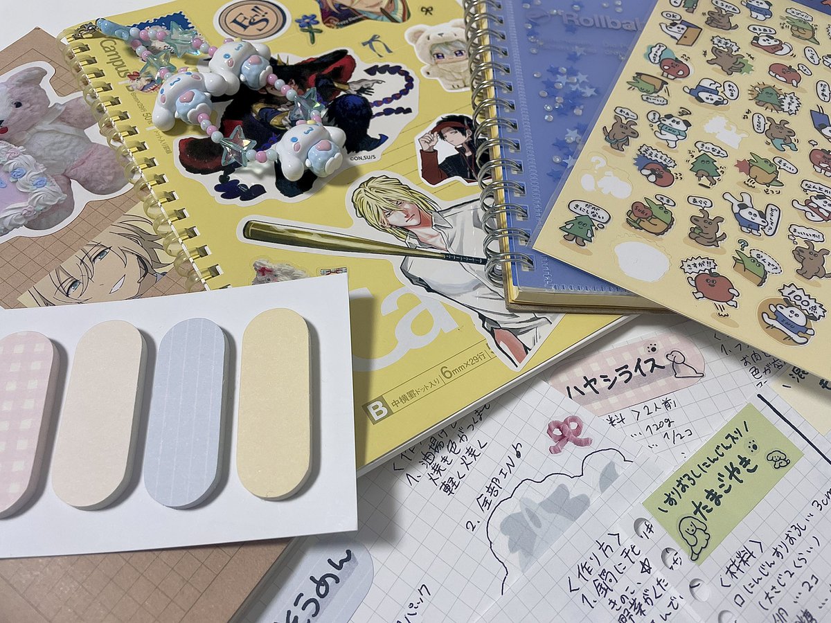 eichipyon's tweet photo. 交換日記したり感想ノートやレシピノートなどなど書いたり、お裁縫してみたり⭐️〰️🎶 https://t.co/jkASnpMzHi