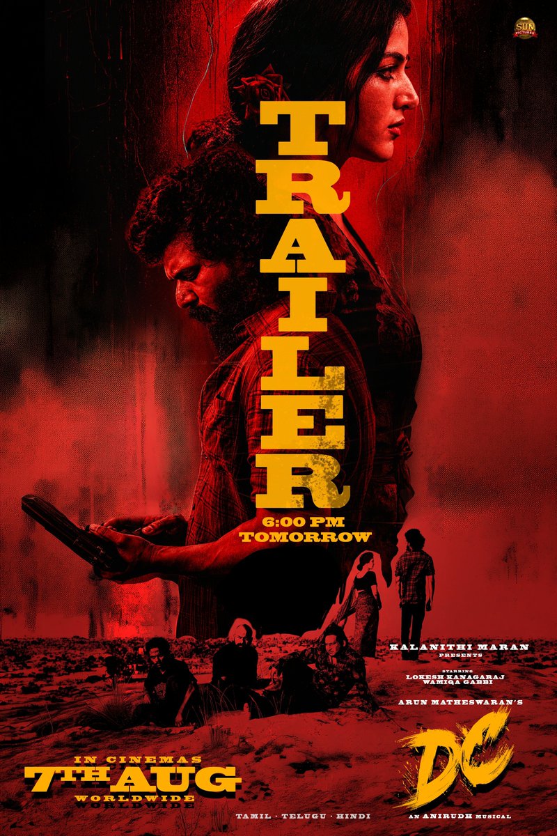 purushothhere's tweet photo. Release Trailer of #DC from tomorrow at 6pm. https://t.co/YplqfvoqQT