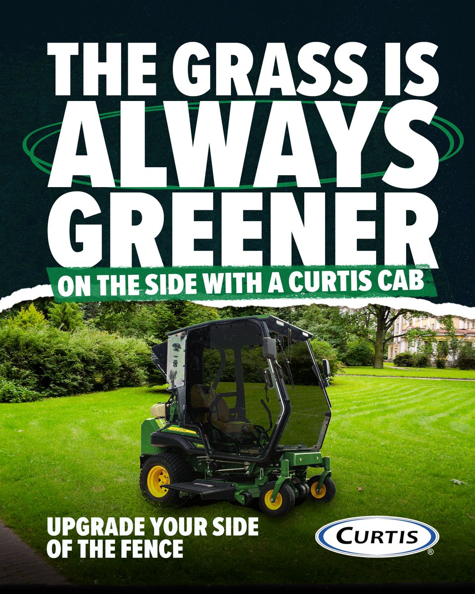 CurtisCabs's tweet photo. 🚨 Warning: Adding #AC to your #mower may cause elevated levels of neighbor envy 🚨

Other side effects may include:
🖼 Obsessive thoughts about curb appeal
💨 Difficulty ending mowing sessions

Ask your dealer if Curtis is right for you:
🔗 https://t.co/r15GNA0M9D

#ZeroTurn https://t.co/cOy6qCHZsP