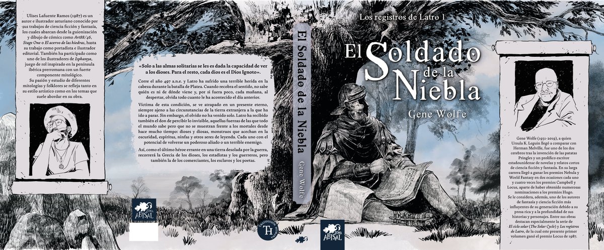 abisaled's tweet photo. ¡Buenas tardes habitantes abisales! Hoy queremos compartir la cubierta completa de El soldado de la niebla y contaros que ya tenemos una fecha aproximada de salida, precio y adelanto en la web. 

Pero primero, ¿no es bonito el trabajo de Ulises Lafuente  y @leidisaurio ? 🥹 https://t.co/EjIclYy2hn