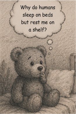 MaxMugambim's tweet photo. So they sleep on the bed and rest me on the shelf? https://t.co/fIfEhuhQcL