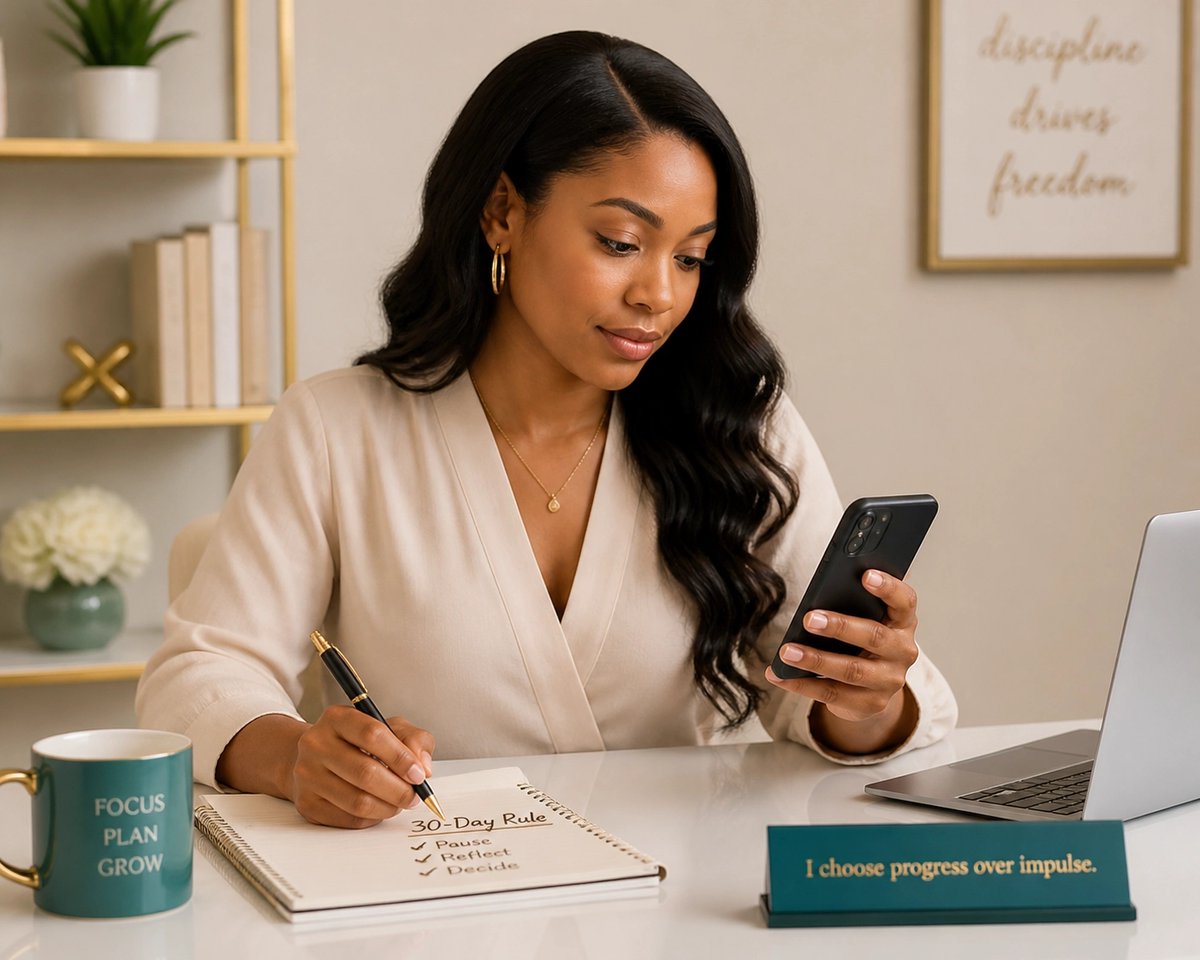 dollarStrat11's tweet photo. See something you want but don't need? Try the 30-Day Rule. Write it down. Wait 30 days. Most impulse urges fade. By day 30, you'll save money or buy with confidence. #DollarStrategies #SmartSpending #MoneyHabits https://t.co/LPls9w0nYH