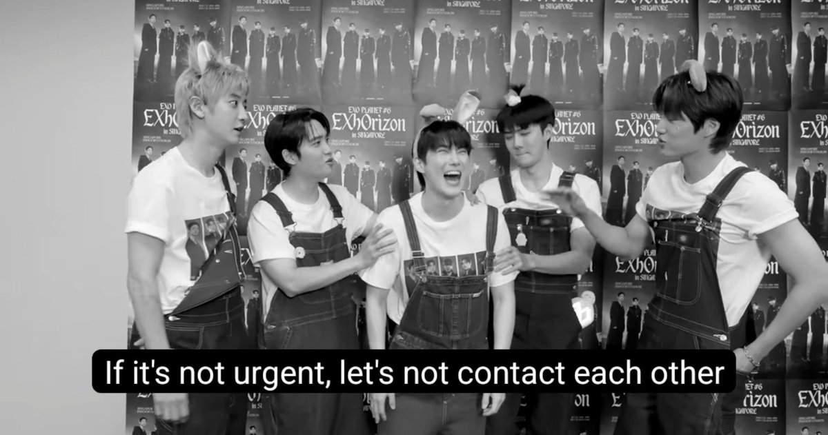 oohafiqah's tweet photo. Me to haters: DON'T YOU EVER QUESTION EXO'S FRIENDSHIP!!!!!! 

EXO: 

😭😭😭😭😂😂😂 https://t.co/kD3CjlNOwf