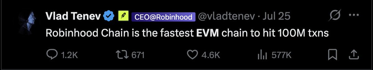 trynafindbebe's tweet photo. Even Vlad is highlighting how fast the chain is growing. That’s why I believe utility tokens will ultimately be the answer.

Yes, memes are the culture. They attract attention, create communities, and generate liquidity. But meme coins are also extremely risky for newcomers. Most people outside crypto don’t want to gamble, they want to own something that generates value.

Utility tokens solve that problem. They give holders a reason to stay because they’re receiving real value over time, not just hoping the chart goes higher.

Going back to the launchpad wars, we’re already seeing this play out. Many launchpads are pairing meme coins with tokenized stocks. Buy an AI coin on Long, and you receive $NVDA exposure. Buy the $GME pair on Bankr, and you earn GME rewards. Every platform is trying to differentiate itself through stock incentives.