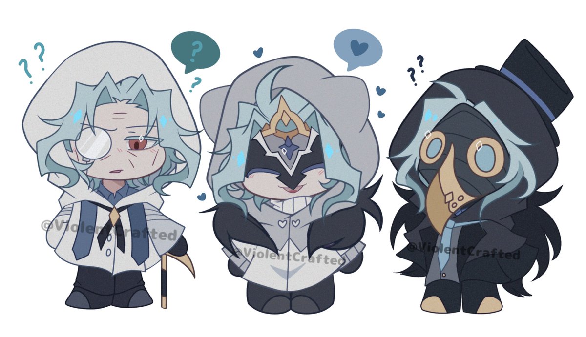 ViolentCrafted's tweet photo. I give them a little coat 🥺🫶
To keep them warm , they seem like it
#dottore #GenshinImpact https://t.co/FIwEhTk2h3