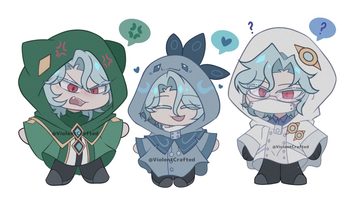 ViolentCrafted's tweet photo. I give them a little coat 🥺🫶
To keep them warm , they seem like it
#dottore #GenshinImpact https://t.co/FIwEhTk2h3