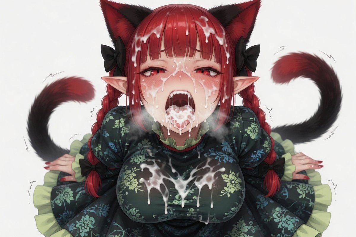 teamkproject722's tweet photo. お燐ちゃんぶっかけ🐈‍⬛💕︎
※Gr𓏸kimagine生成 https://t.co/0mArTuFvdM