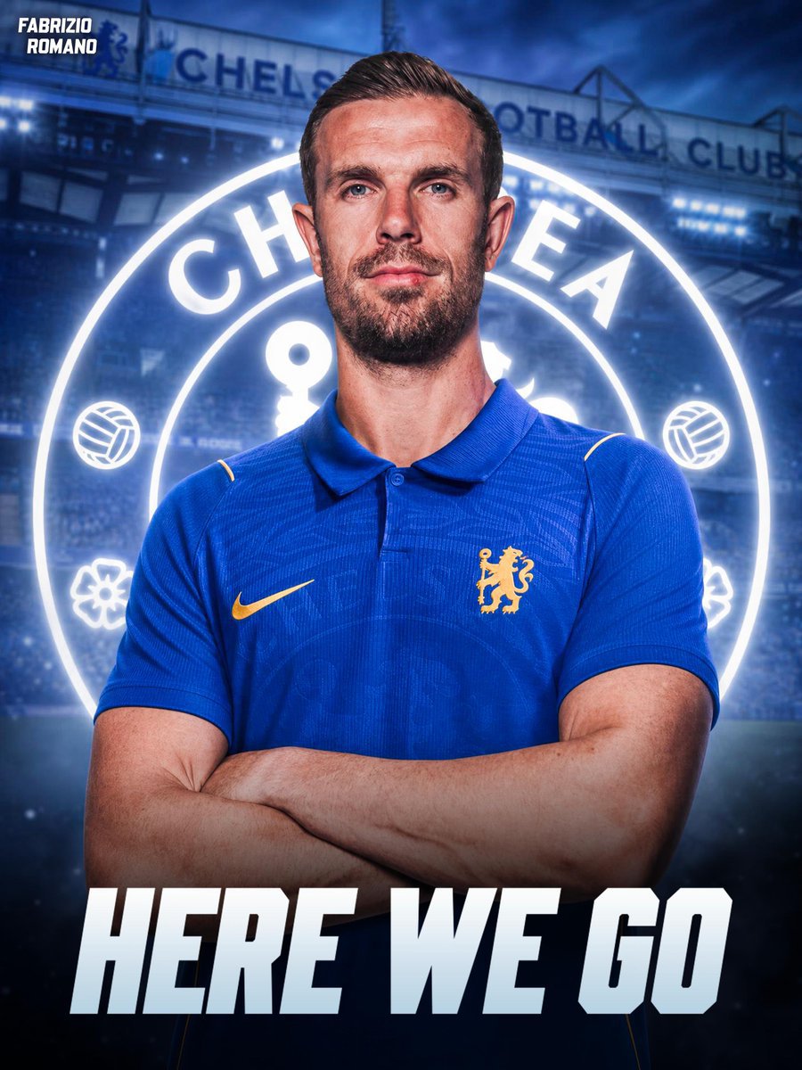 obajay17's tweet photo. 🚨💣 BREAKING: Jordan Henderson to Chelsea, here we go! 🔵🏴󠁧󠁢󠁥󠁮󠁧󠁿

Former Liverpool captain has agreed a two year deal at #CFC and will sign until June 2028 this week.

Henderson left Brentford and Chelsea will now welcome him next.

Exclusive story from Monday, confirmed. https://t.co/0397UGKhGh