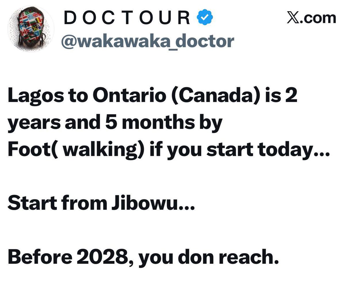 instablog9ja's tweet photo. Wakawaka Doctor stirs reactions after leaving an advice for Nigerians https://t.co/xCvtSv1XPr