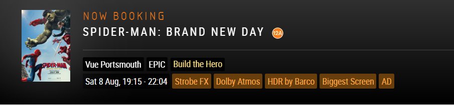 GK_review's tweet photo. @vuecinemas @VueHelp Can you explain what is "Build the Hero" Show

#SPIDERMAN  #BrandNewDay #Marvel https://t.co/jsuurWIZXi