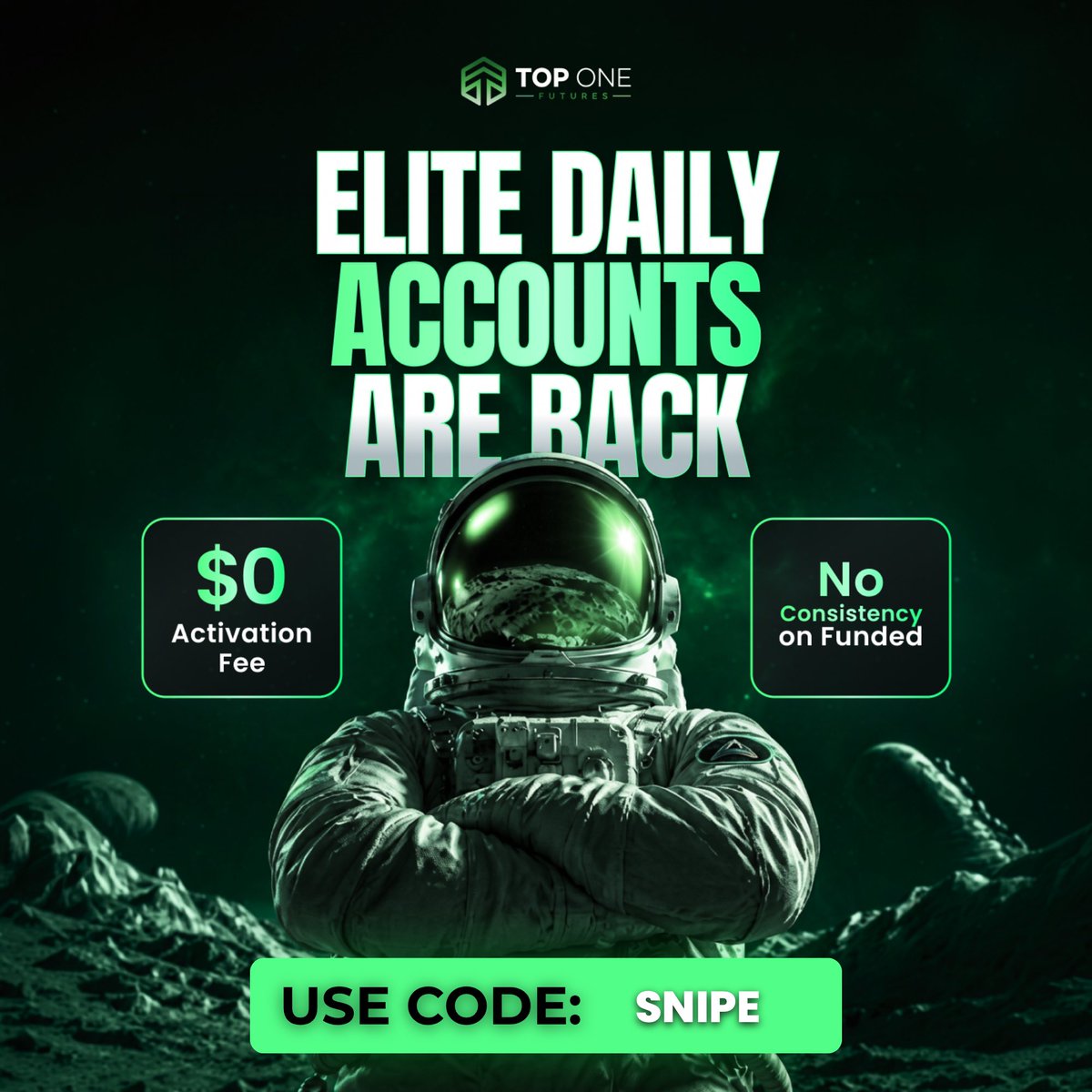 jiniusv_'s tweet photo. @ShadowTrader_X @TopOneFutures $0 activation fees with code SNIPE on Top One Futures. https://t.co/YeC9sKAnS8