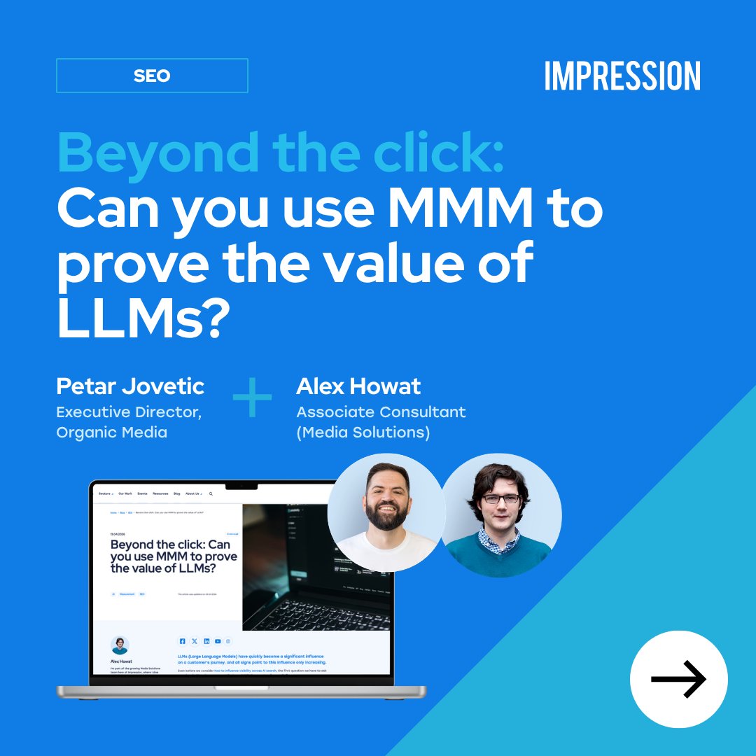 impressiontalk's tweet photo. If AI search gives users answers without a click, how do you prove ROI? 🤖

Here is how to measure value beyond the click 👇 https://t.co/FTmGG9IqOT https://t.co/WcTusyFIXt