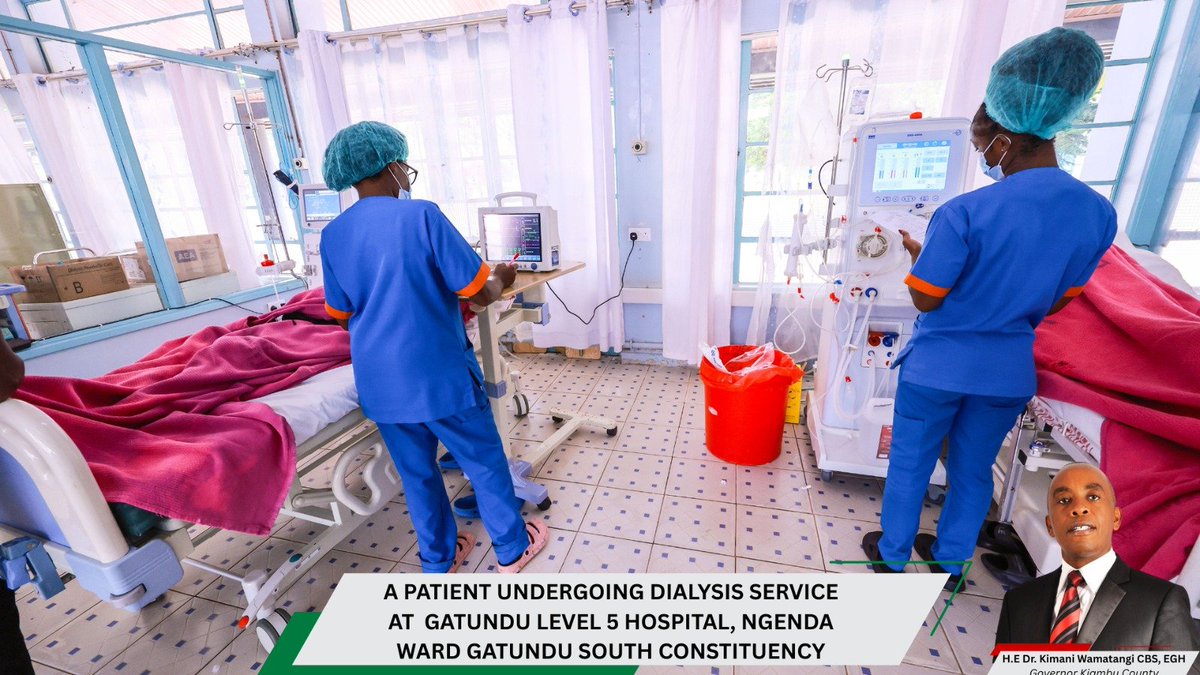 DMainaNdungu's tweet photo. Kiambu Governor H.E Kimani @Wamatangi_ has invested heavily in the provision of high quality healthcare for residents of the County.

The scale of the infrastructure development undertaken by his administration is unlike anything seen since the establishment of devolution in 2013.

These and many other achievements will be showcased tonight on Citizen TV Kenya, Inooro TV and Inooro Fm during the GATUZI LIVE show premiering at 7PM!

You don't want to miss it!!!

#MakingKiambuGreatAgain