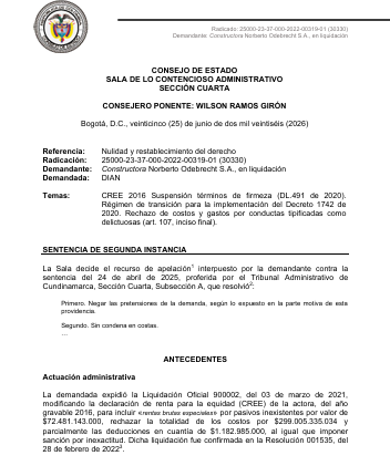 articulo20's tweet photo. SENTENCIA RECOMENDADA 🗣 

#Contencioso #tributario

La suspensión de términos por la emergencia del Covid-19 cobija los plazos de firmeza de las declaraciones tributarias privadas

Solicita la sentencia completa en comentarios ⬇️ https://t.co/CWsuGer4vt