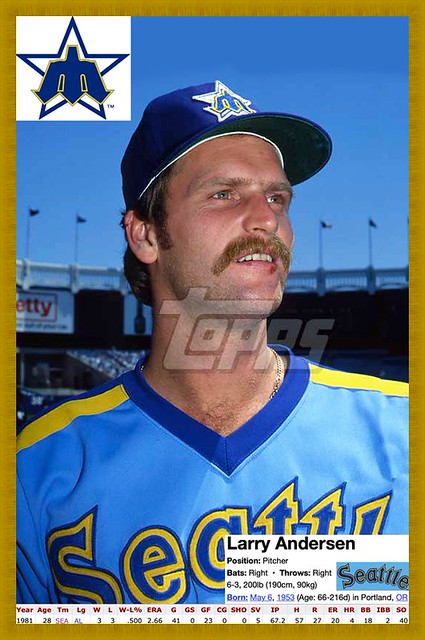 ShenkLarry's tweet photo. 😍OTD 1983: Phillies purchase the contract of RHP Larry Andersen from the Seattle Mariners. He makes his Phillies debut the following day with 2.2 innings of relief against the Chicago Cubs at Veterans Stadium. #phillies https://t.co/1IwsTEi162
