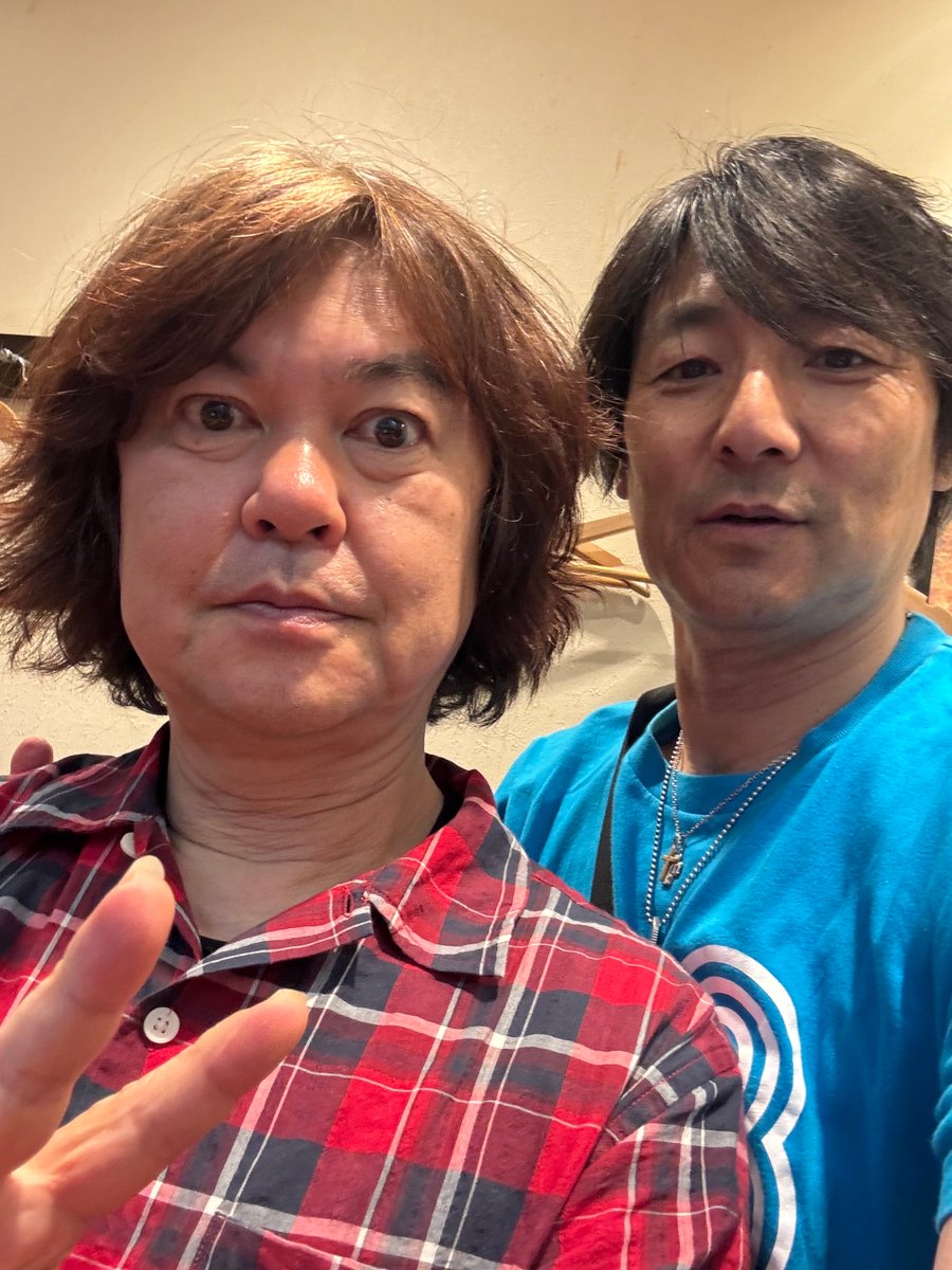TakahiroKojima's tweet photo. 今日はがっちゃんとライブ。来てくれた皆様、ありがとうございました。楽しかったねー。またねー。今度は土曜日、バーチーライブだ❤️❤️❤️ https://t.co/3PmRMcynhX