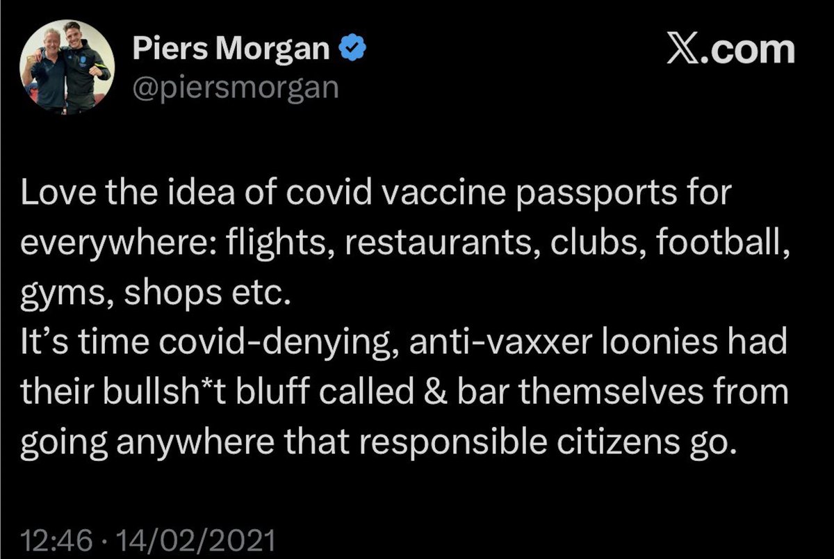 catturd2's tweet photo. Imagine listening to this halfwit about anything Covid related. https://t.co/6Ayo3mPlvg