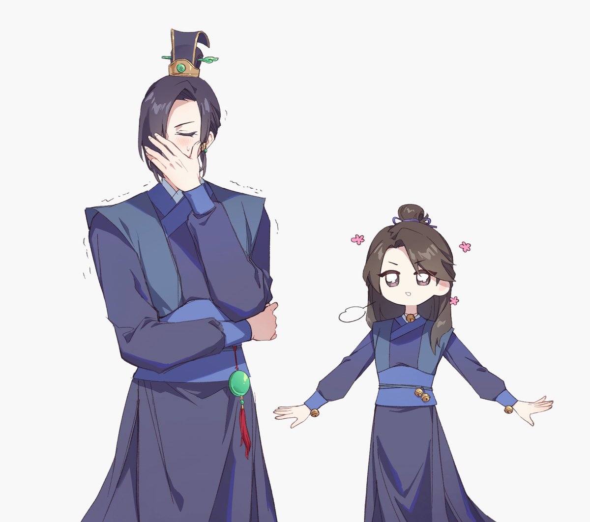 kamikosi16hasu's tweet photo. 好像可以在這裡貼一下
兄妹一樣的裝扮🫶可愛死 https://t.co/IJFWFtYJNa