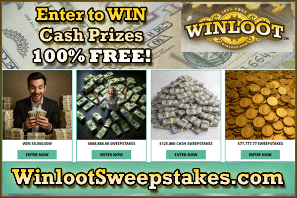Winloot's tweet photo. 🏆All you need is a valid email address to submit your FREE DAILY ENTRIES for the chance to #win up to $5,000,000!💸

✔️Enter WinlootSweepstakes: https://t.co/QlqAFi5tEQ
100% Free!🆓 https://t.co/c8wCfRH8ov