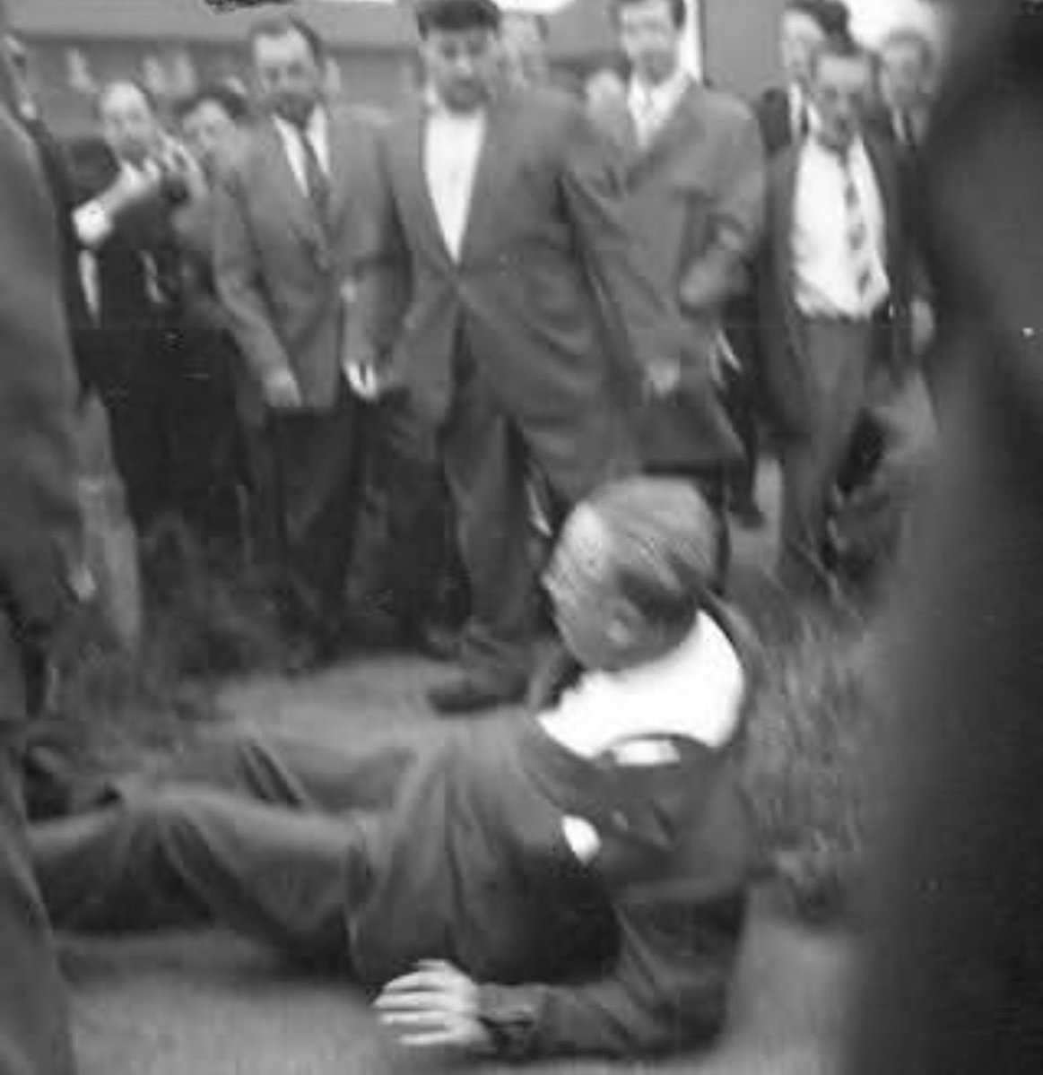 supertanskiii's tweet photo. On July 29th in 1962, fascist aristocrat Oswald Mosley attempted to march through Manchester but was attacked and was rescued by police. After, he tried to speak but was drowned out quickly by over 5000 anti-fascists. This is why they don’t teach us about working class history . https://t.co/l6m89xe9Qu