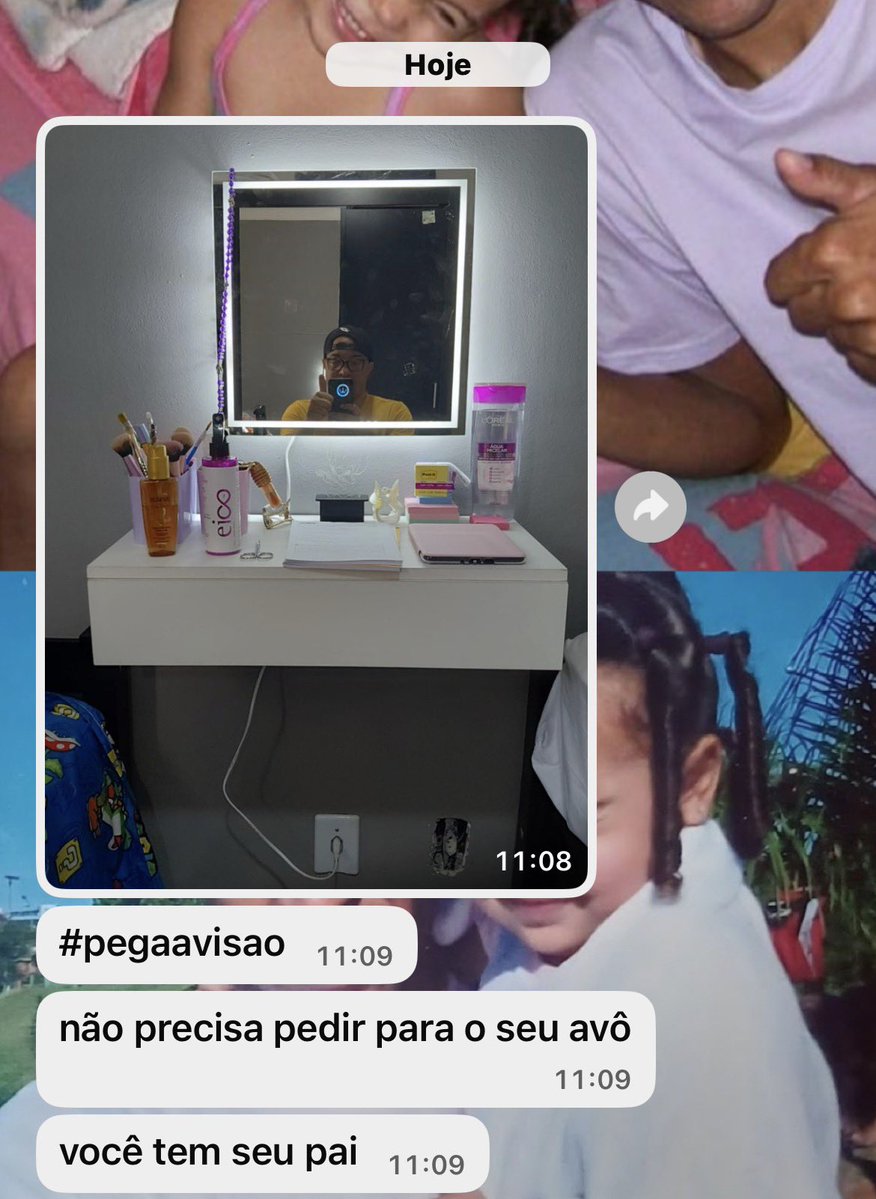 cahmasutra's tweet photo. Meu pai depois de eu dizer que ia pedir pro meu avô (que trabalha nisso) consertar o led do espelho da minha penteadeira https://t.co/0P418nme6n