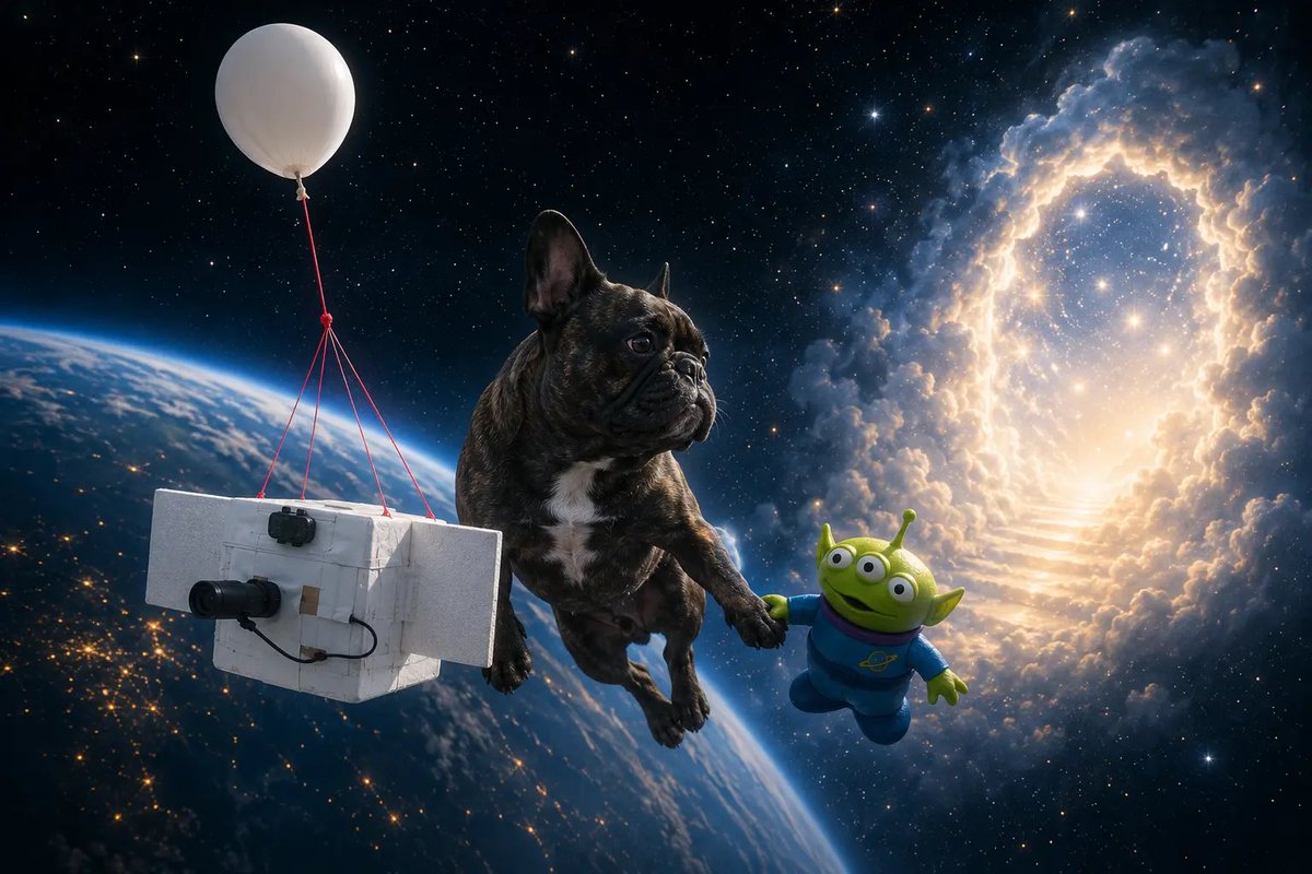 45hael's tweet photo. Chilling in space with bro https://t.co/eW80nEWfow