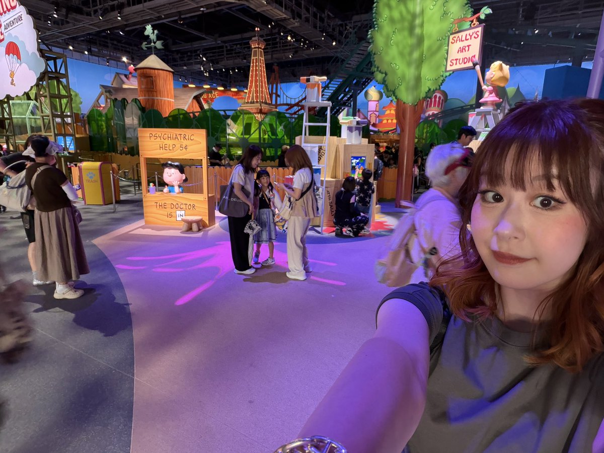 iloovepanda's tweet photo. まだ元気だった時間帯
大人のオアシススヌーピーゾーン
めっちゃ涼しい
＃USJ
丸一日双子のいいなりワガママ放題で老けたわ🥺楽しんでたからよかったけど
次は夏以外に行こう☀️ https://t.co/a7FWJueAx0