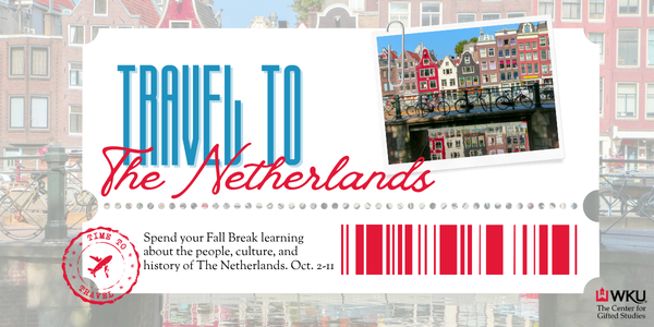 GiftedStudies's tweet photo. We are spending our Fall Break in The Netherlands and we want YOU to join us! 

View the travel itinerary, learn more about the trip, and apply here: https://t.co/GBUGNx1spp

#mindsonhandson #gifted #travelabroad https://t.co/LKhD4T6HGA