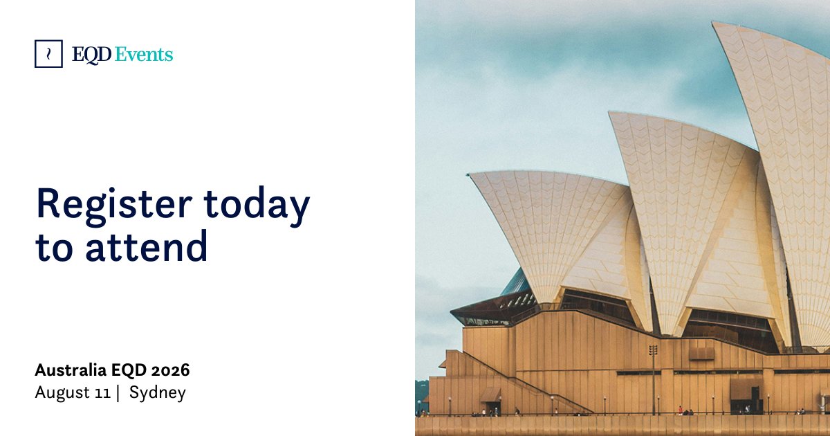 EQDerivatives's tweet photo. Be part of the 8th Annual Australia EQD in Sydney — an invitation-only, one-day gathering of top buy-side and sell-side leaders, delivering sharp insights through high-level panels and presentations. Register today to secure your spot: https://t.co/YUmRcDTh49 https://t.co/DUyq1ooPH9