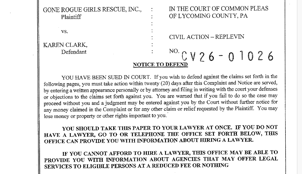 StappLawLLC's tweet photo. Stapp Law filed a complaint along with a writ of seizure yesterday to help Gone Rogue Girls Rescue, Inc. save a 2 year old Rottweiler from possible euthanasia.  See the Rescue's social media presence here - https://t.co/5ebIp7j8On.  We will update you on our emergency efforts to save Saskia.