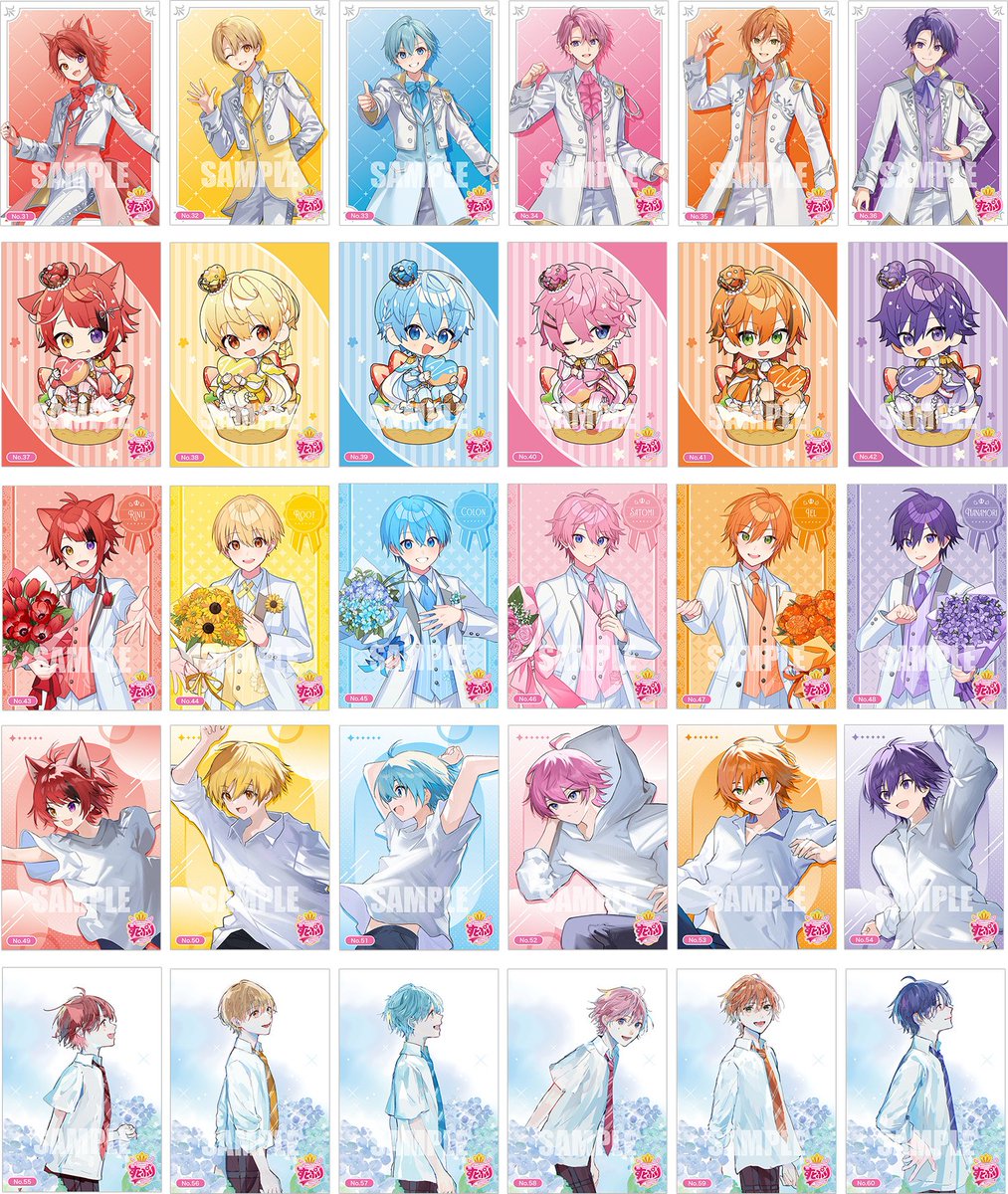 chaba_0414's tweet photo. すとぷり ブシロード トレーディングカードコレクション vol.2   仮約束 交換 譲渡 買取
 
【求】🩵（No.57≧No.45＞No.33.39.51）or 定価＋送料
【譲】❤💛💜🩷🧡

🩹アニメイト通販にて80〜100予約予定
🩹数は不特定な為仮約束
🩹譲渡の場合、❤💛は💜🧡含む方優先（10点〜のお取引のみ） https://t.co/uWJzhGAZZC
