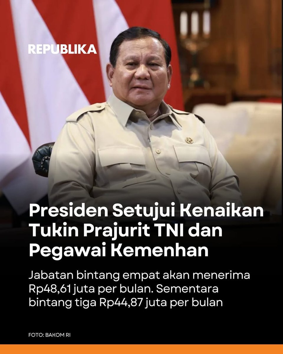menuembegejelek's tweet photo. • Gaji hakim naik 300%
• Tukin TNI dan staff Kemenhan naik 100%
• Gaji manajer KDMP dibiayai APBN 2 tahun

• TPP ASN Pemda level dipotong 10% - 20%
• Gaji guru, dosen dan nakes? Uangnya GAK ADA.

Apakah ini waktu yang tepat untuk teriak "bajingan" sekencang-kencangnya? https://t.co/OsBUI3TNsy