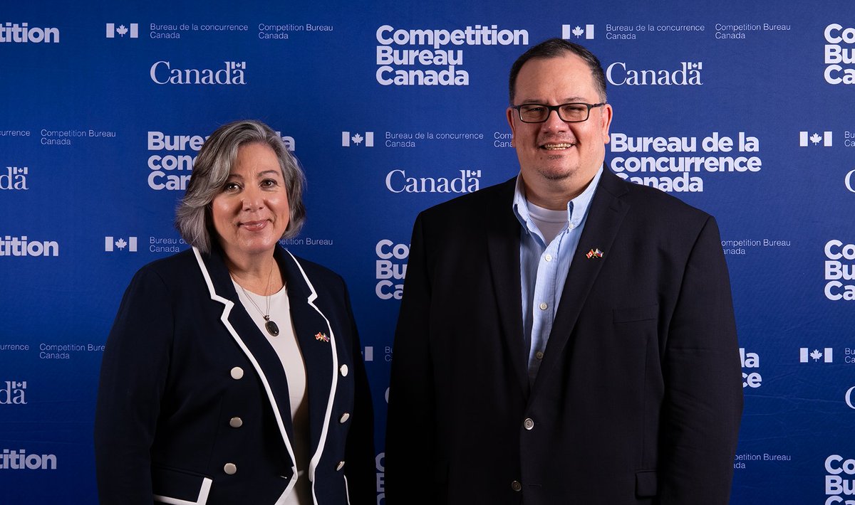 CompBureau's tweet photo. This week, Interim Commissioner Jeanne Pratt met with Michael Aguinaldo, Chairperson of the Philippine Competition Commission (@CompetitionPH) to strengthen Canada–Philippines cooperation on competition law, shared priorities, and cross-border enforcement. https://t.co/PhUsxwlPFC