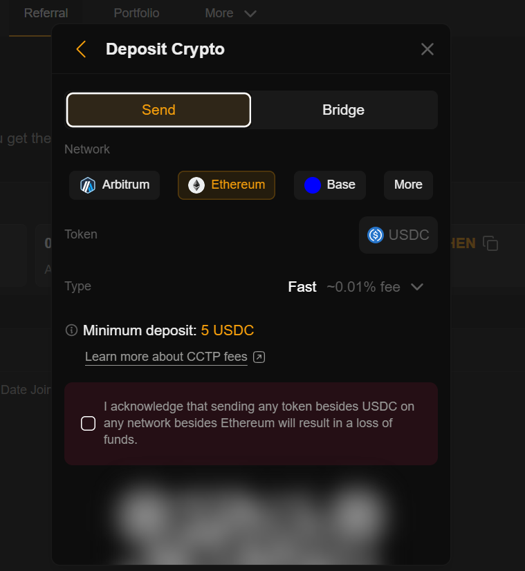 StephenCore135's tweet photo. Introducing @TrueCurrentX 
TrueCurrent is building an onchain trading platform focused on making a wide range of markets accessible with very low friction.

That means you can trade both crypto, indicies, forex and stocks with no trading fees!

Here's a guide on how to setup yout truecurrent account 

> Register from the website, use your evm or google account to register. Here's my ref --> https://t.co/LKOH6lxbiW

> To start trading, click on "Deposit" and choose whether to send with wallet or with crypto card (i used wallet)

> If you are depositing with manual wallet, make sure you send the USDC on the exact chain you wish to send to. DON'T DO MISTAKE!!! any misplacement will lead to loss of funds (lost 20$ due to carelessness) 

> After deposit you can head over to "trade" and start trading with your prefered size and leverage on any of the tokens 

> You can also join their dc and drop your setups and once you start trading, you can claim the early tester role 
DC link --> https://t.co/20zVhdq7jJ
Good Luck!